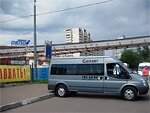 Бесплатный автобус Genser в пункт аренды автомобилей АрендаАвто-снк на ул.Добролюбова